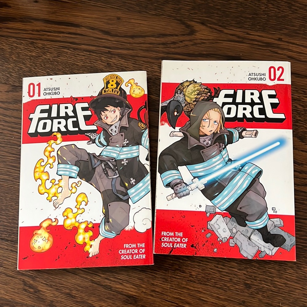 Anime Fire 🔥 Force Books 1 and 2 Set tgthr